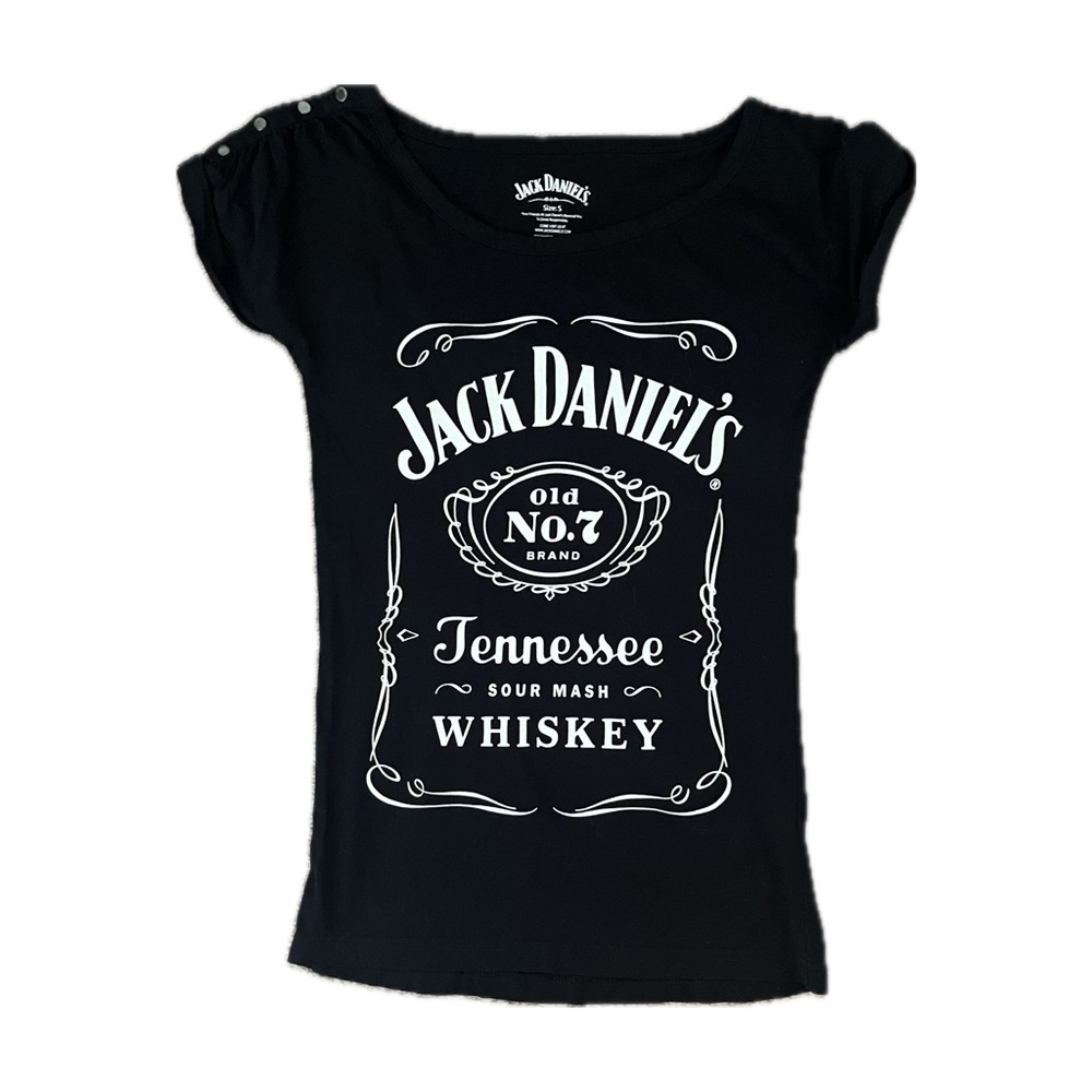 80s Jack Daniel's Old No. 7 Tシャツ グレー JACK DANIEL's JD Label - Old No. 7 Brand TENNESSEE WHISKEY